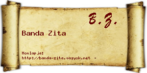 Banda Zita névjegykártya